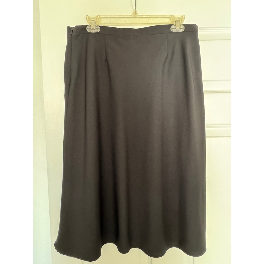 Y2K Worthington Size 12 Midi Skirt Side Zip Button Detail Coquette Vintage Chic